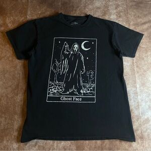 Ghost Face Black T-Shirt
